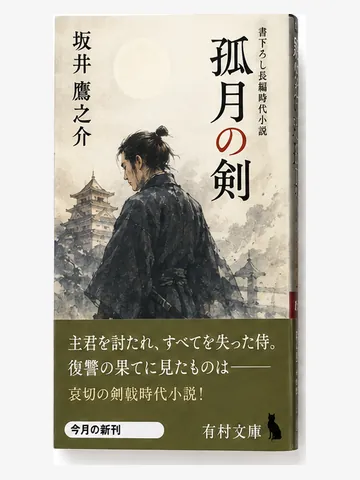 孤月の剣（架空の書影）